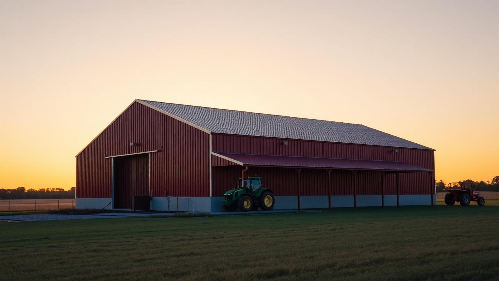 Agricultural steel building