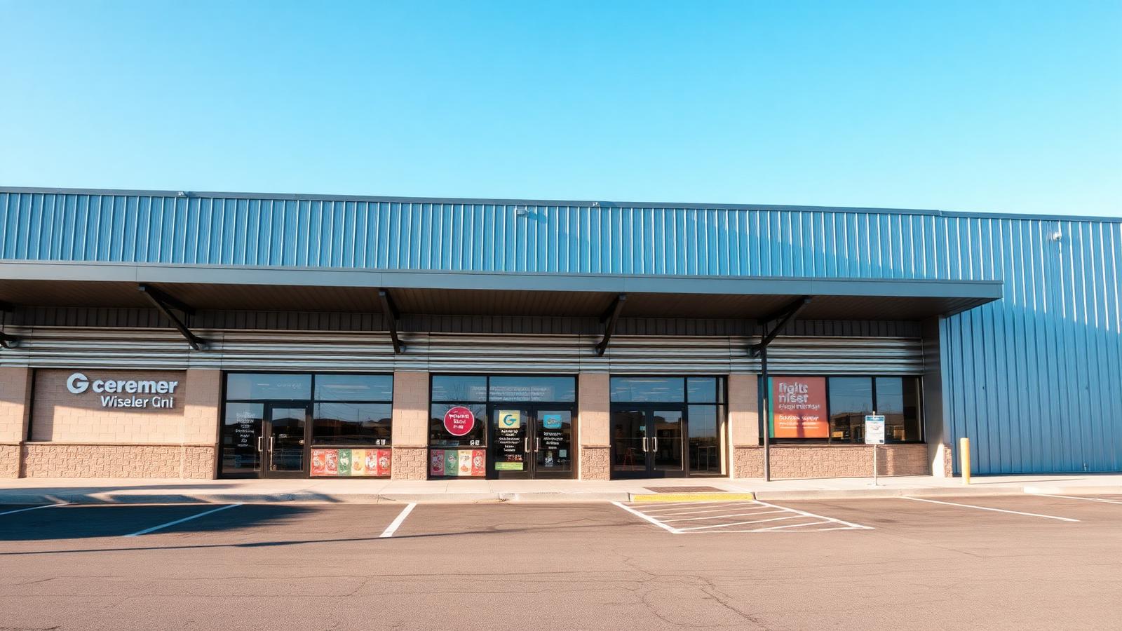 Commercial steel building
