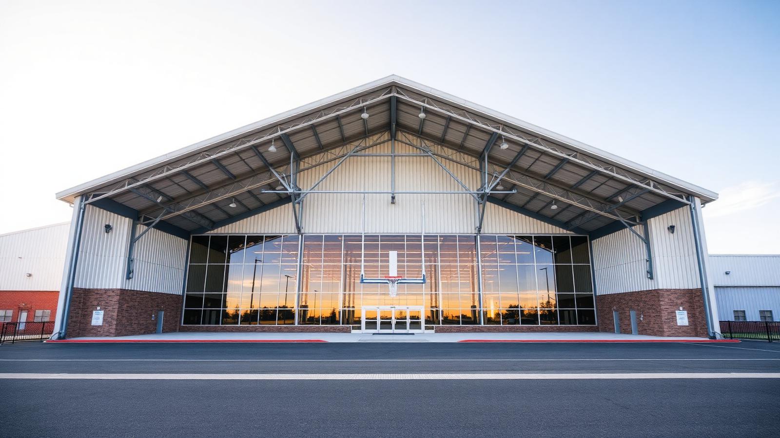 Recreational steel building