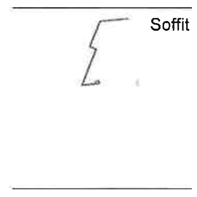 Cover Trim 4" cross-section profile