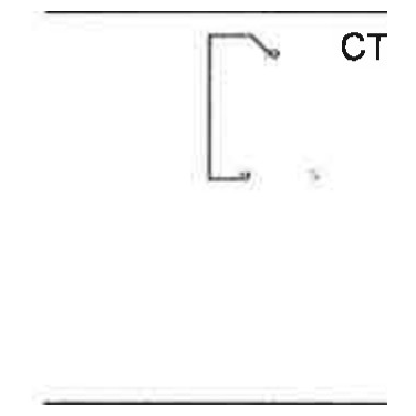 Eave Cover Trim 8" cross-section profile