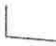 L Flashing cross-section profile