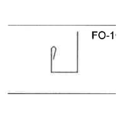 U Head Trim cross-section profile