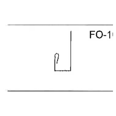 R Head Drip Trim cross-section profile
