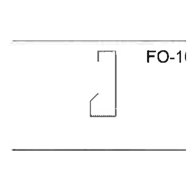 R Jamb Trim cross-section profile