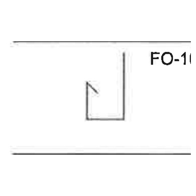 U Jamb Trim cross-section profile