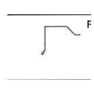 Gutter End Large — Standard Color cross-section profile
