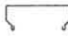 Parapet Corner Cap 12" cross-section profile