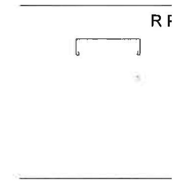 R Parapet Cap 12" cross-section profile