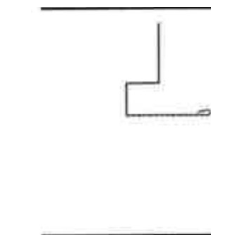 Soffit Trim cross-section profile